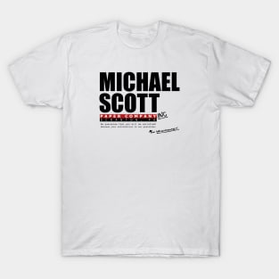 Michael Scott Paper Company - Dunder Mifflin - The Office Parody T-Shirt